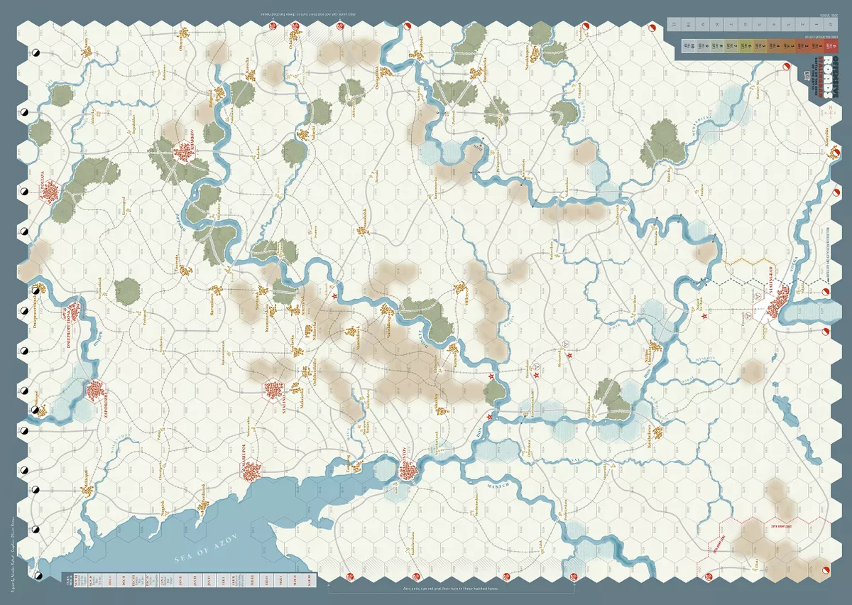 Stalingrad Roads Mapa